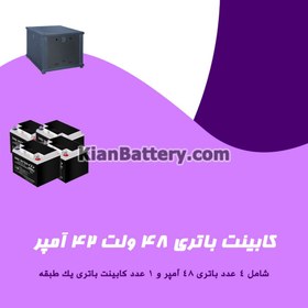 تصویر کابینت باتری 48 ولت 42 آمپر 