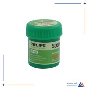 تصویر خمیر قلع ریلایف مدل RL-402 ظرفیت ۴۰ گرم با دمای ذوب ۱۸۳ درجه 