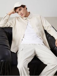 تصویر کت پیراهن مردانه با طرح راحت - ال‌سی وایکیکی - LC Waikiki -- 943234218- اورجینال 