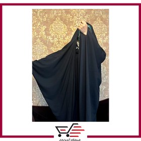 تصویر چادر عربی حریر اسود 