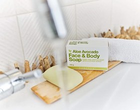 تصویر صابون جامد آووکادو فوراور ALOE AVOCADO FACE AND BODY SOAP