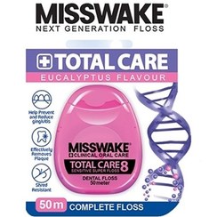 تصویر نخ دندان ضد حساسیت میسویک 50 متر MISSWAKE Dental Floss For Sensitive Tooth 50m