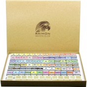 تصویر آبرنگ رایمون 72 رنگ جعبه مقوایی (قرص کوچک و هارد باکس) Hard Box & Small Pan ا Raimon 72 color Watercolours Raimon 72 color Watercolours