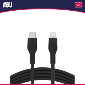 تصویر کابل 1 متری Type C به Lithghning بلکین CAA009bt1MBK Belkin CAA009bt1MBK Lithghning to Type C Charging Cable