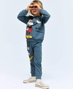 تصویر شلوار راحتی نوزاد پسر نیلی تیره دفکتو 