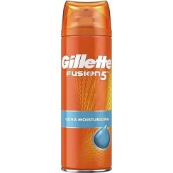 تصویر ژل اصلاح ژیلت فیوژن Gillette Fusion مدل Moisturising حاوی عصاره کره کاکائو حجم 200 میل 