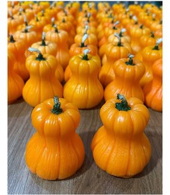 تصویر شمع یلدایی کدو وکیومی 