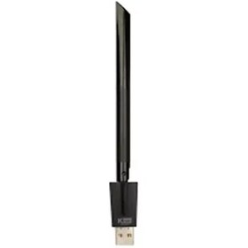 تصویر کارت شبکه بی سیم USB کِی نت مدل 3DBI 300Mbps USB Adapter 3DBi Antenna