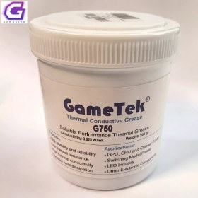 تصویر خمیر حرارتی (سیلیکون) گیمتک 200 گرمی GameTek G750 