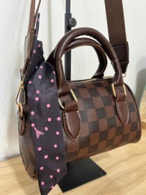 تصویر کیف صندوقی کوچیک - ترکیب کرم مشکی 