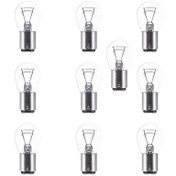 تصویر لامپ چراغ عقب خودرو ۲۱.۵ وات دو کنتاکت مناسب پراید و پژو ۲۰۶ و پژو ۲۰۷ و سمند 