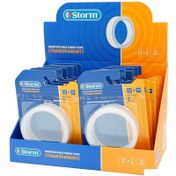 تصویر چسب دوطرفه1میل شفاف 2/4سانت نانو شطرنجی2متری استورم کدHL-102424 (12 تایی) 