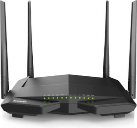 تصویر مودم روتر VDSL/ADSL بی‌سیم AC1200 تندا مدل V12 Tenda V12 AC1200 Dualband Wi-Fi Gigabit VDSL/ADSL Modem Router