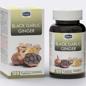 تصویر قرص سیر سیاه و عصاره زنجبیل ۱۲۰ عددی 