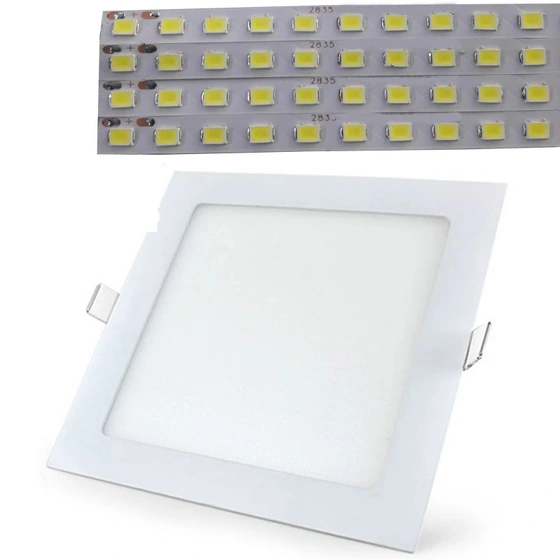 خرید و قیمت LED DOB نواری سفید مهتابی 18W پنلی مربع | ترب