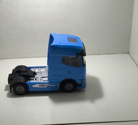 تصویر ماکت ماشین فلزی کله تریلی داف رنگ آبی 