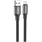 تصویر کابل تبدیل USB به MICROUSB بروفون مدل BX82 طول 1 متر 