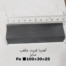 تصویر آهن ربا مدل fe100-30-25 کد 1574 بسته 3 عددی 