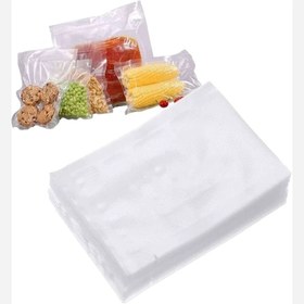 تصویر کیسه وکیوم مواد غذایی سایز ۲۰ در ۳۰ سانتیمتر بسته ۲۵ عددی 