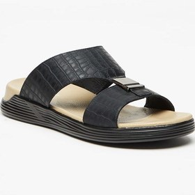 تصویر صندل مردانه با بافت و طراحی راحتی برند le confort Men's Textured Slip-On Sandals