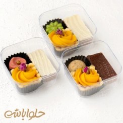 تصویر پک تک نفره 3 عددی ترحلوا و میکادو و حلوا بوتیکی 