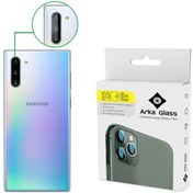 تصویر محافظ لنز دوربین آرکا گلس مدل GLA مناسب برای گوشی موبایل سامسونگ Galaxy note 10 plus 