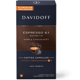 تصویر کپسول قهوه نسپرسو Davidoff Espresso 57 Ristretto 