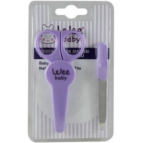 تصویر ست قیچی و سوهان وی کر کد 807 مناسب کودکان_ Wee Care Nail Clipper Offers Code 807