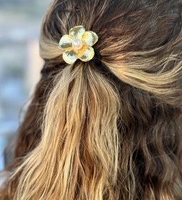 تصویر کش مو گل مرواریدی 