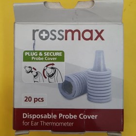 تصویر اسپکولوم یک بار مصرف گوش برای ترمومتر (تب سنج ) دیجیتال گوش ، مارک رزمکس rossmax 