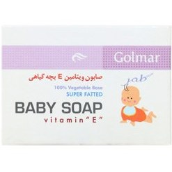 تصویر صابون ویتامین ای بچه گیاهی گلمر Vitamin E Baby Soap Golmar