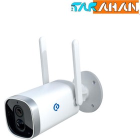 تصویر دوربین امنیتی بی سیم پاورولوژی مدل PWOCSPWH به همراه پنل خورشیدی Powerology Wireless Outdoor Camera PWOCSPWH