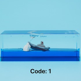 تصویر اکواریوم طرح کشتی 
