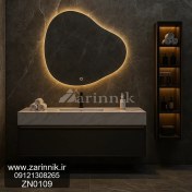 تصویر روشویی سرامیکی مدرن با کابینت زرین نیک کد CK022 