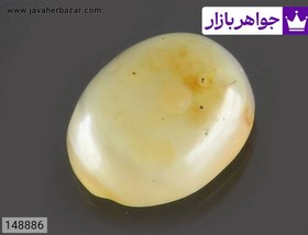 تصویر نگین عقیق زرد باباقوری کد 148886 