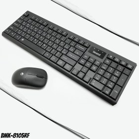 تصویر کیبورد و ماوس بی سیم بیاند BMK-8105RF با حروف فارسی KEYBOARD+ MOUSE BEYOND BMK 8105 RF