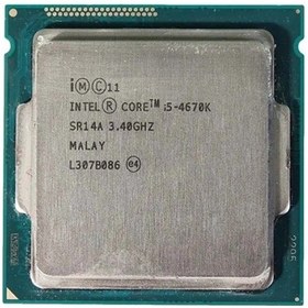 تصویر پردازنده اینتل تری مدل i5-4670K LGA 1150 با فرکانس 3.4 گیگاهرتز INTEL Core i5-4670K 3.4GHz LGA 1150 Haswell CPU