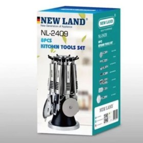 تصویر ست ۸ تکه ابزار آشپزخانه نیولند مدل NL2409 