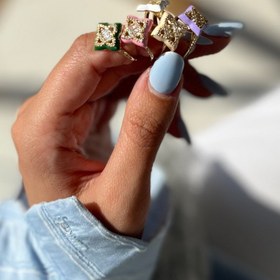 تصویر انگشتر مینا کاری روبرتو کوین 