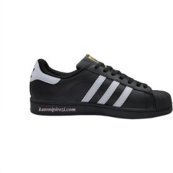 تصویر کتونی آدیداس سوپراستار مشکی سفید Adidas SuperStar Black White 