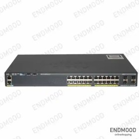 تصویر سوئیچ سیسکو مدل WS-C2960X-24TS-L استوک Cisco WS-C2960X-24TS-L 24Port Switch Stock