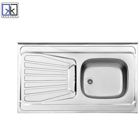 تصویر سینک روکار استیل البرز کد 165 