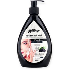 تصویر ژل شستشو رینوزیت مدل کربن حجم ۵۰۰ میلی لیتر مناسب انواع پوست 