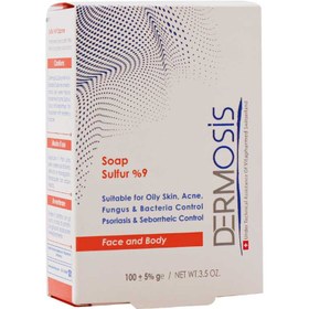 تصویر درماسیس صابون گوگرد 9% DERMOSIS SOAP SULFUR 9%