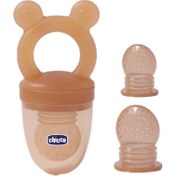 تصویر پستانک عصاره خوری گیاهی چیکو همراه با ۲ سری توری میوه 