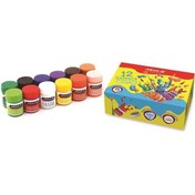 تصویر گواش 12رنگ جعبه مقوایی مدل 4028 آريا (12 بسته) 