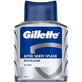 تصویر افترشیو ادکلنی ژیلت مدل revitalizing حجم 100 میل After shave Gillette model REVITALIZING SEA MIST