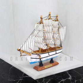 تصویر ماکت کشتی چوبی سایز 20 