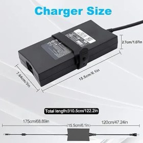 تصویر آداپتور لپ تاپ دل 19.5V 7.7A (150W) Slim 