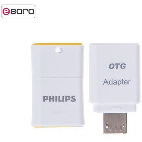 تصویر فلش مموری فیلیپس مدل پیکو ا Pico Edition USB 2.0 Flash Memory With OTG Adapter 32GB Pico Edition USB 2.0 Flash Memory With OTG Adapter 32GB